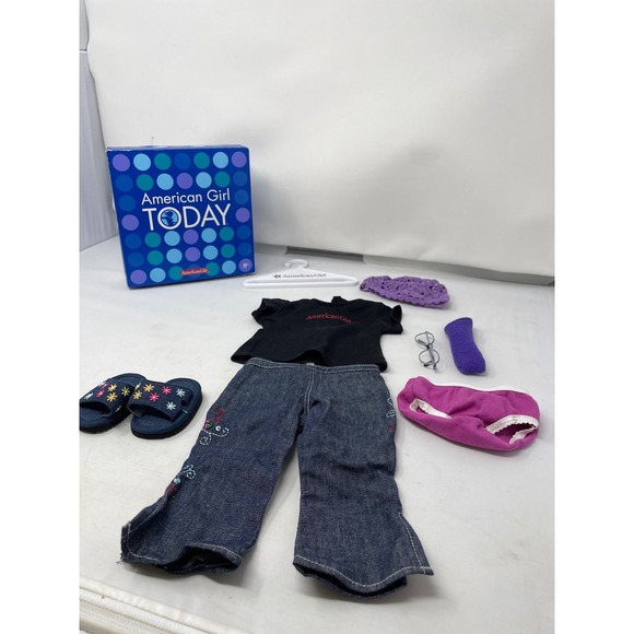 American Girl Starflower Outfit 2003 + Accessories & Box - AG Today Clothes - Picture 1 of 11